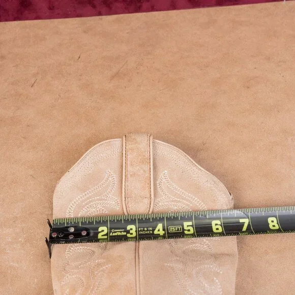 Ariat Women Hazen Taupe Suede Western Cowboy Party Festival Boots sz 8 - Picture 7 of 10